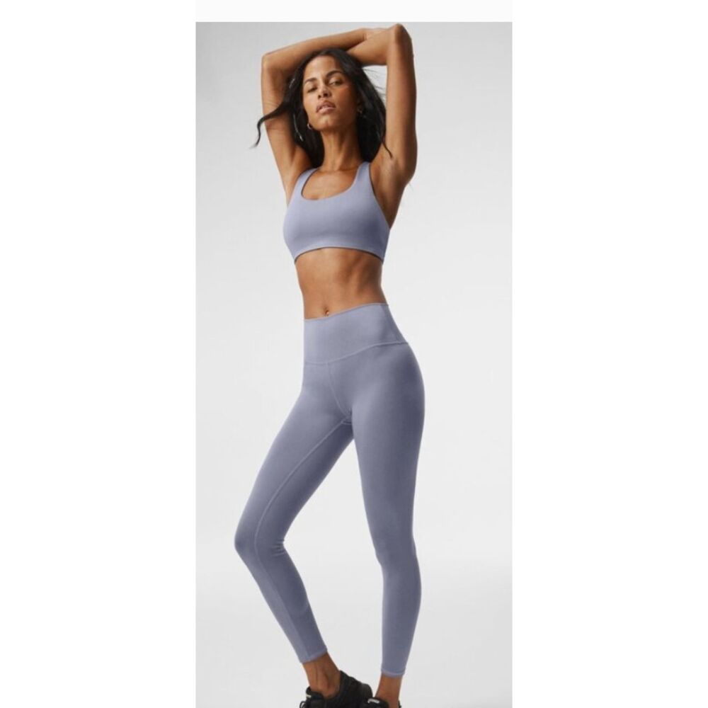 ALO Yoga 7/8 High Waist Airlift Leggings Fog Size Medium New